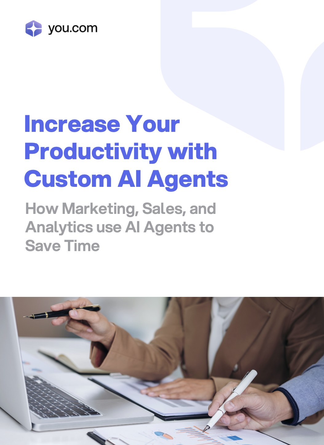 Increase productivity with you.com's custom AI agents